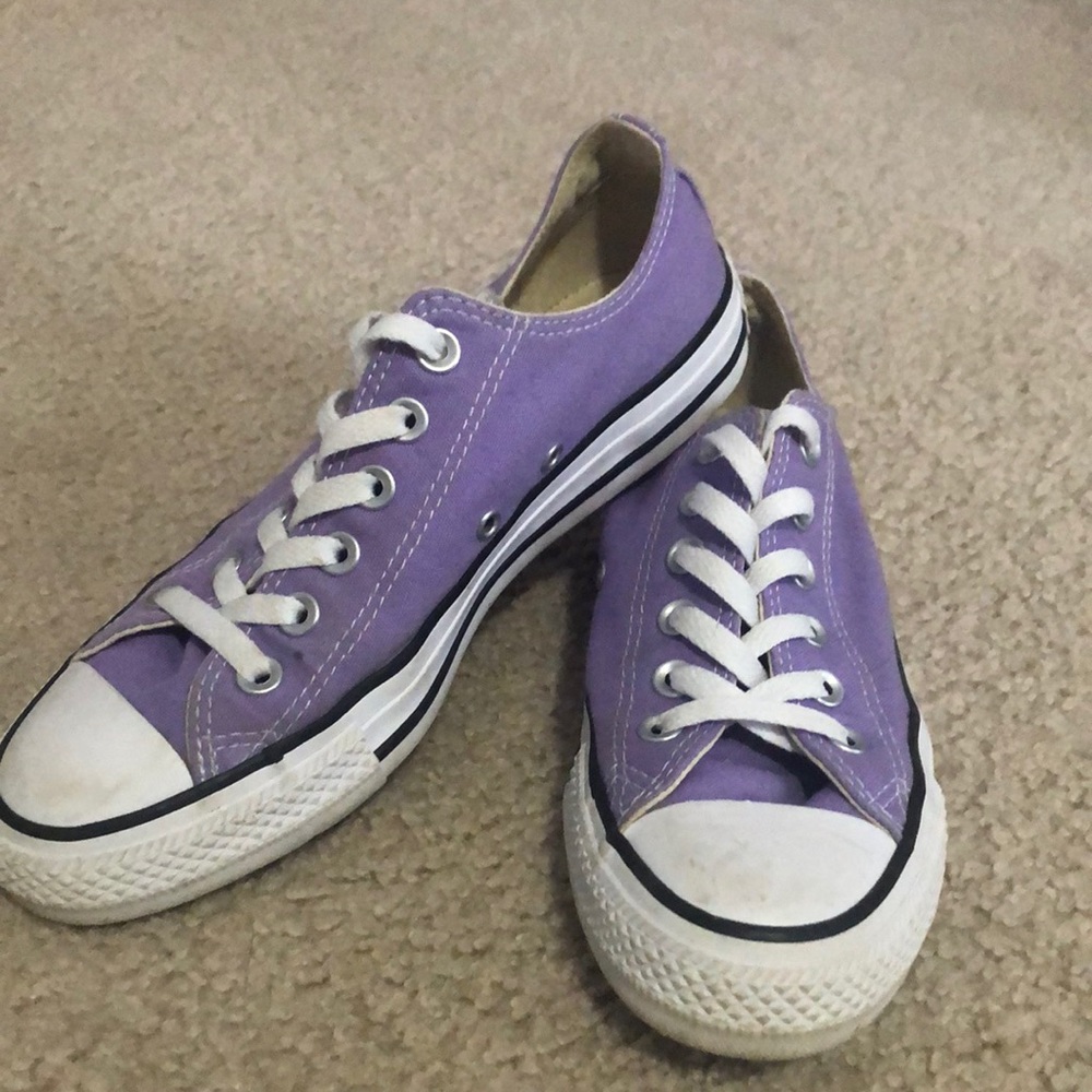Purple Converse Sneakers